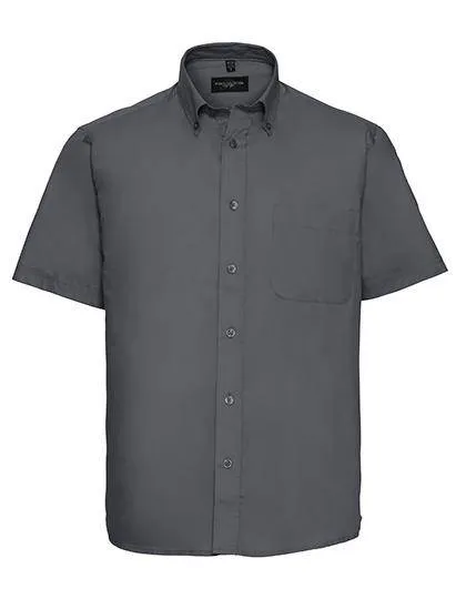 Russell Collection R-917M-0 Chemise Manches Courtes Coupe Classique en Coton Sergé Homme