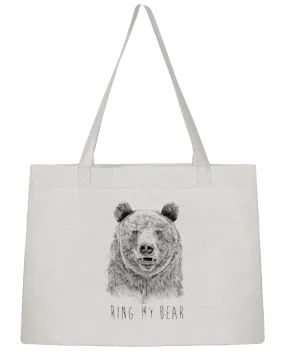 Sac Shopping Ring my bear (bw) par Balàzs Solti
