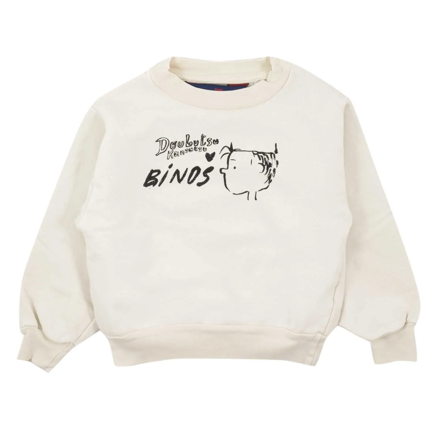 Sweatshirt Bear Ecru
