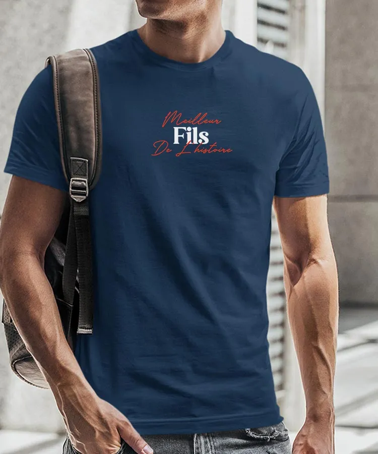 T-Shirt Meilleur Fils de l'histoire Pour homme