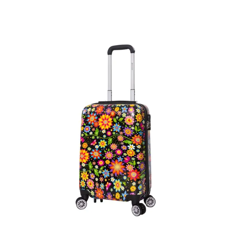 Valise cabine rigide Madisson 36820V 55 cm Flowers