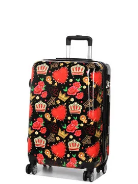 Valise Madisson Roses for the Queen 66 cm Noir  36820J/4Pr65  