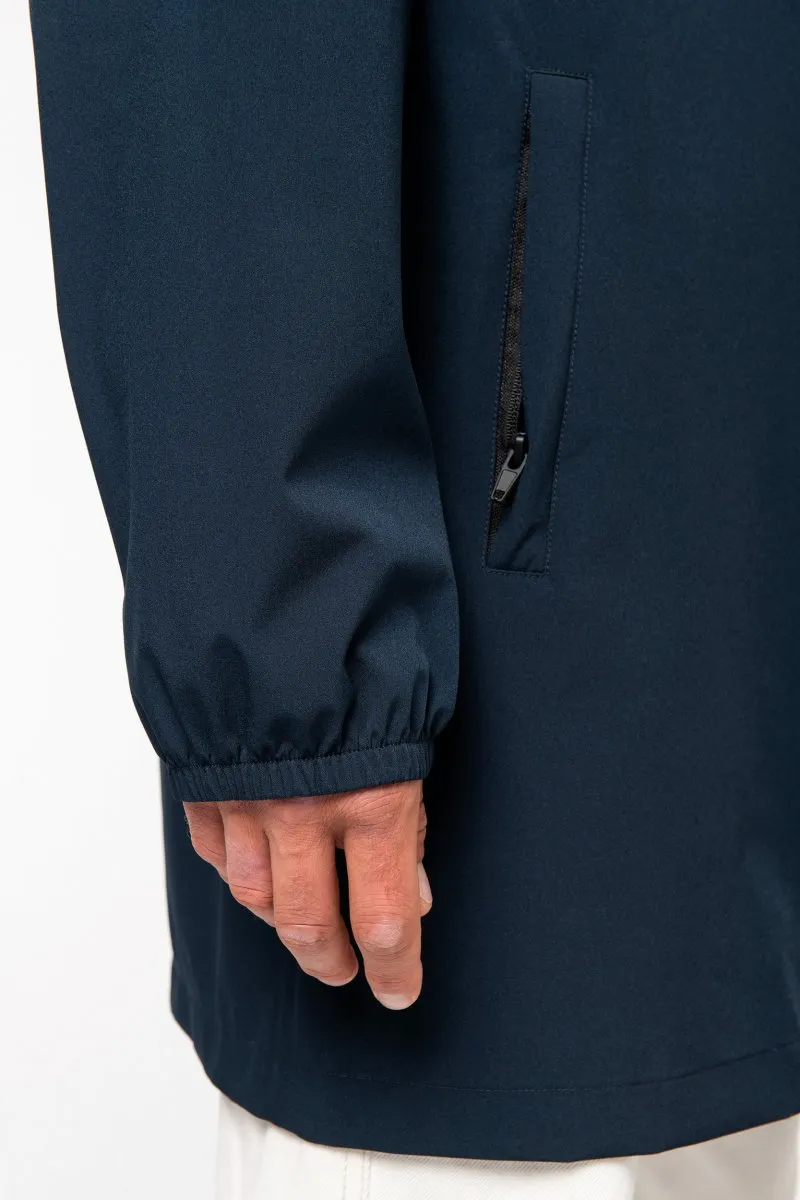 Veste imperméable recyclée unisexe personnalisable