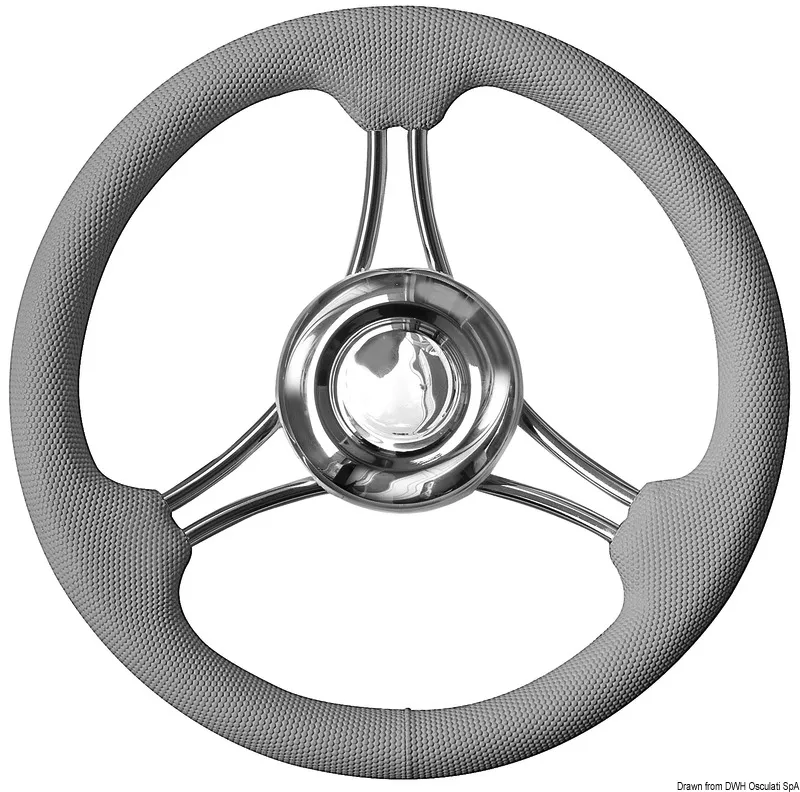 Volant couronne gris 350 mm